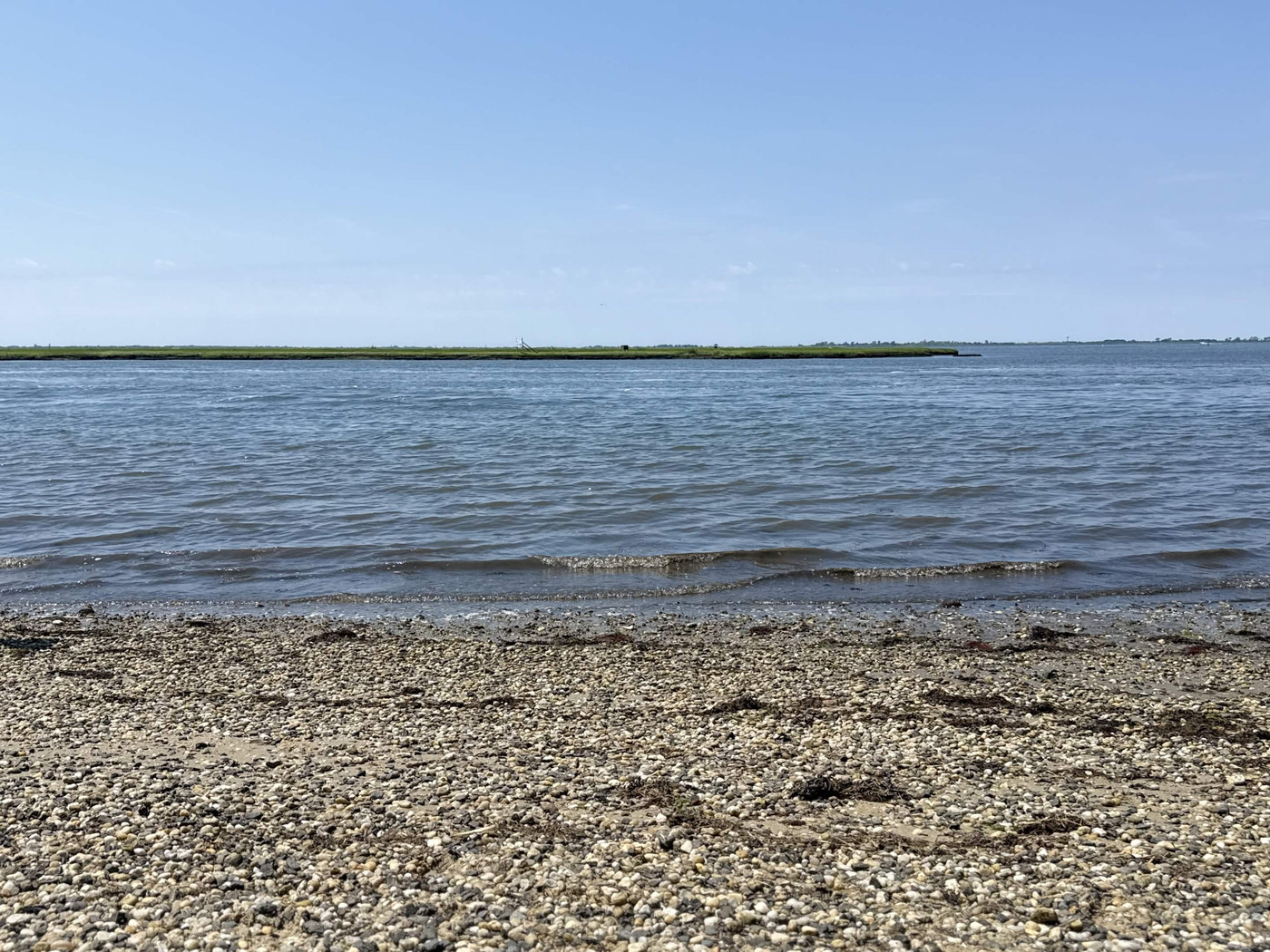 The sampling site at Wantagh Park